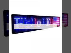 P10 High Resolution LED Window Display Sign 16*192cm Untuk Promosi Toko Shopping Mall