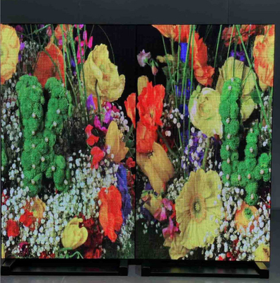 P2.5 LED Window Display Signs 3840 Segarkan Layar Video Iklan
