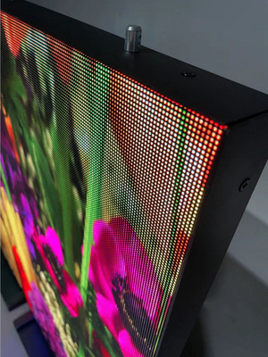 P2.5 LED Window Display Signs 3840 Segarkan Layar Video Iklan