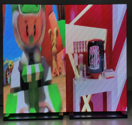 Tampilan LED Jendela Belakang Penuh Warna P3 RGB Papan Iklan yang Dapat Diprogram