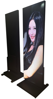 Standing Screen LED Poster Display P2.5mm RGB 640X1920 Papan Iklan