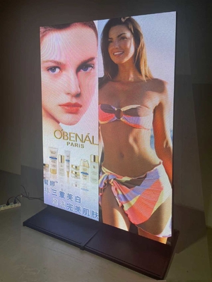 Papan Iklan yang Dapat Dihubungkan Poster LED Digital P2.5 RGB Video Wall