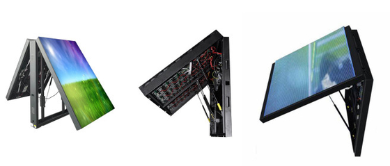 Tanda Monumen LED Dua Sisi P6 RGB Outdoor Advertising Billboard Panel