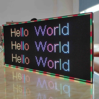 P3RGB Tanda Pengguliran LED yang Dapat Diprogram Untuk Iklan Toko BUKA