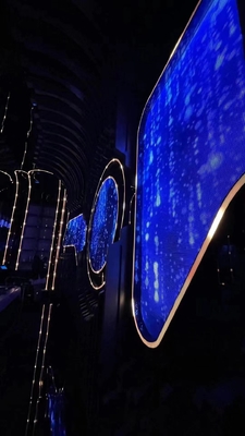 Layar LED Club P2 RGB, Dekorasi Bioskop Dinding Latar Belakang LED Digital