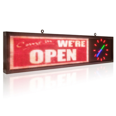 P10RGB Outdoor LED Monument Signs, Papan Iklan LED Untuk Toko Eceran