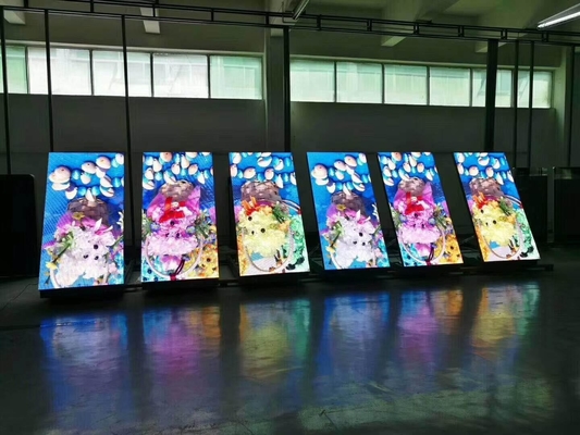 P6 LED Module Outdoor RGB Full Color Video Wall Dengan Kabinet Aluminium Layanan Depan