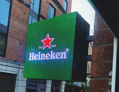 Layar LED Layanan Depan Resolusi Tinggi P5 RGB Video Wall Luar Tahan Air