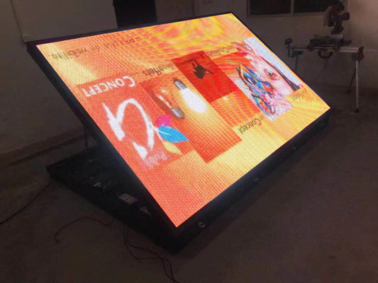 Wifi Front Service Cabinet Outdoor P10 Layar LED yang Dapat Diprogram Untuk Iklan