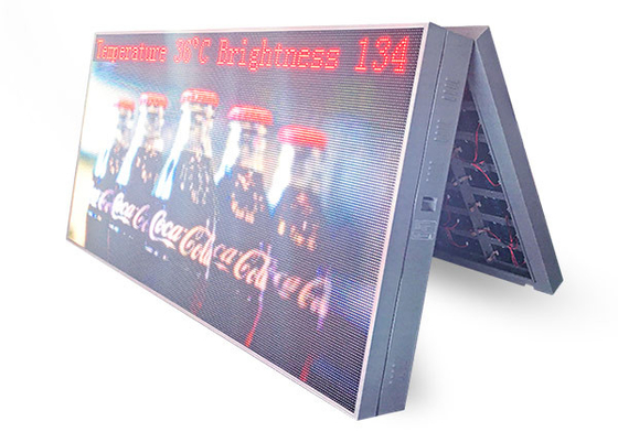 Layar LED Layanan Depan Iklan Luar Ruangan P6.67 320X160MM Tampilan Modul