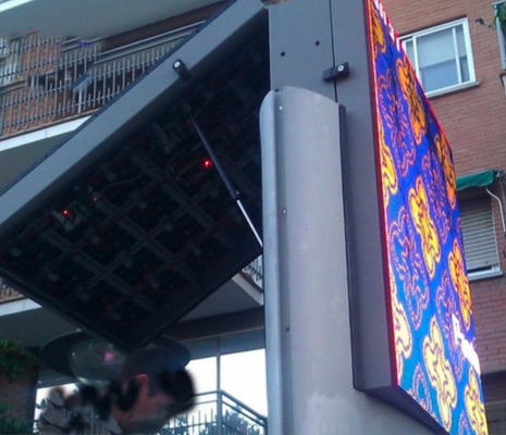 P8RGB Pembukaan Depan Layar LED Luar Ruangan Dua / Satu Sisi Menampilkan
