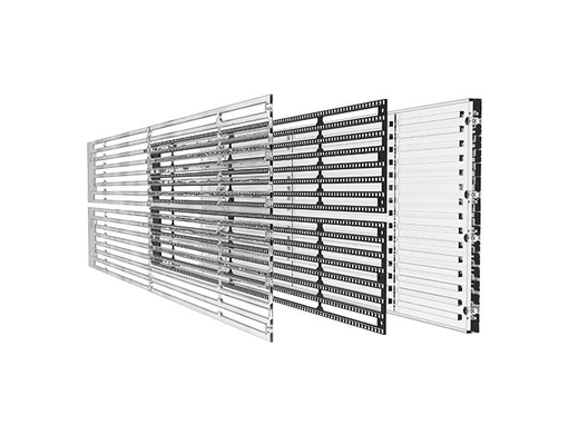 P5.2-10.4 Layar Kaca Transparan, Layar Led Transparan Film Luar Ruangan