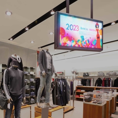 Usb P5 Led Video Wall Screen Dua Sisi Menunjukkan Sudut Penampilan yang Luas