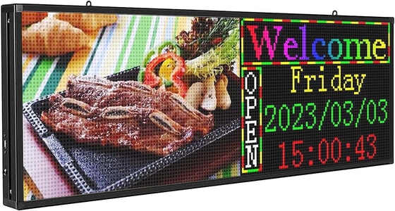 Waterproof Programmable Outdoor Led Elektronik Tanda Kecerahan Tinggi