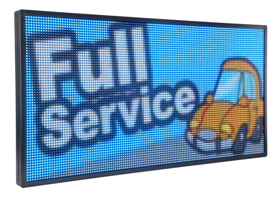 1R1G1B LED Display Periklanan Luar Waterproof Untuk Toko Kopi / Restoran