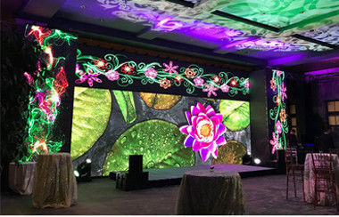Layar LED Sewa Dalam Ruangan 3840Hz, Dinding Video LED P1.875 RGB