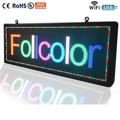 Outdoor 220V LED Scrolling Display Board P5 Led Sign Untuk Jendela Belakang Mobil