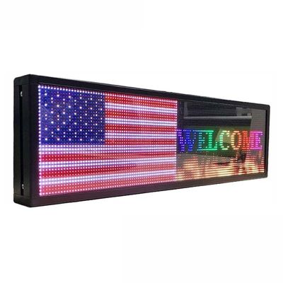 P5 Programmable Scrolling LED Window Display Tanda 40 * 8 Inch