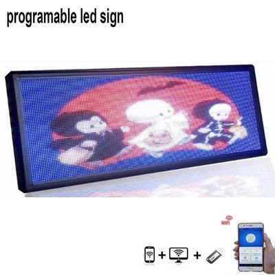 SMD Outdoor Full Color Programmable Led Signs menampilkan P5 USB Support