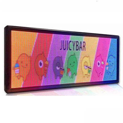 P5 RGB LED Scrolling Display Luar Ruangan Penuh Warna 6000mcd Brightnessd