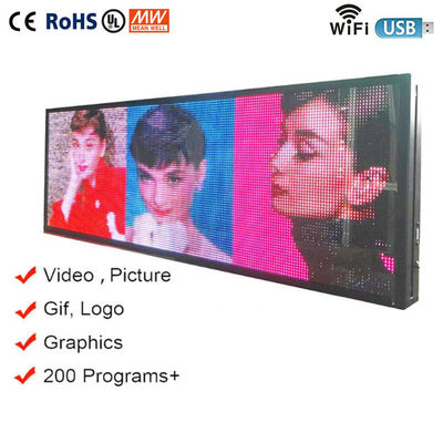 HD Player P5 Tanda LED Luar Ruangan Dua Sisi Untuk Gereja Kecerahan Tinggi 5000mcd