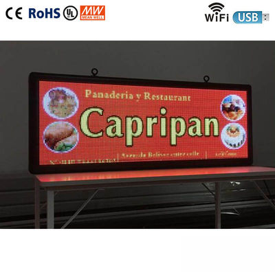 Pesan Iklan LED Window Display Signs Board Full Color 110V 220V Voltage