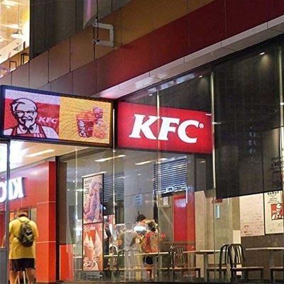 Pesan Iklan LED Window Display Signs Board Full Color 110V 220V Voltage