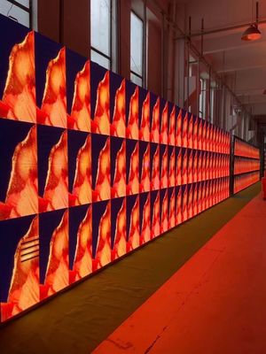P10 RGB Outdoor Fixed LED Display SMD 3535 untuk pusat perbelanjaan
