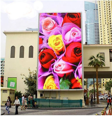 SMD P6 RGB Full Color LED Signs Outdoor 1 8 Pemindaian Untuk Iklan