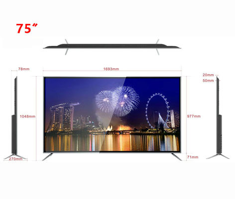 75 Inch Liquid Crystal Display TV MSD838 Board Untuk Sekolah Dan Periklanan