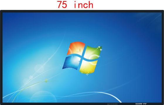 89 Derajat Monitor LCD Layar Sentuh 75 Inch Untuk Konferensi