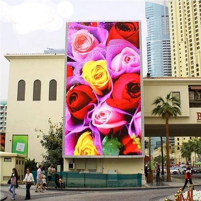 SMD3535 Tampilan Iklan LED Luar Ruangan, P10 Digital LED Billboard