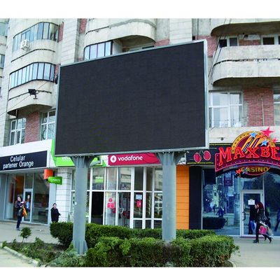 Tampilan Iklan LED Luar Ruangan 32x16 Dot Dengan Kecerahan Tinggi 6000cd
