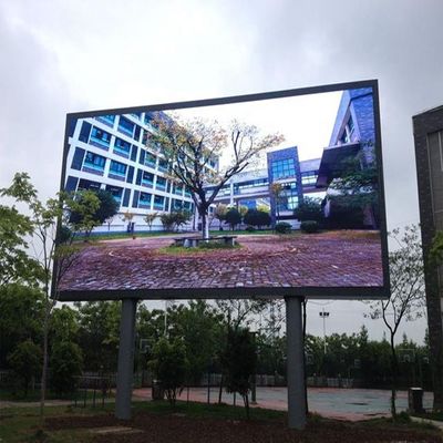 7500 CD Outdoor LED Advertising Display Sudut pandang 140 derajat