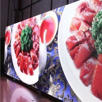 7500 CD Outdoor LED Advertising Display Sudut pandang 140 derajat