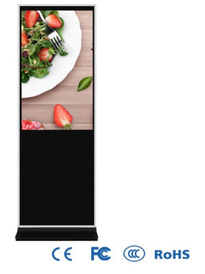 Layar Sentuh LCD 10 Titik 43 Inch Dengan Kabinet Aluminium Ramping