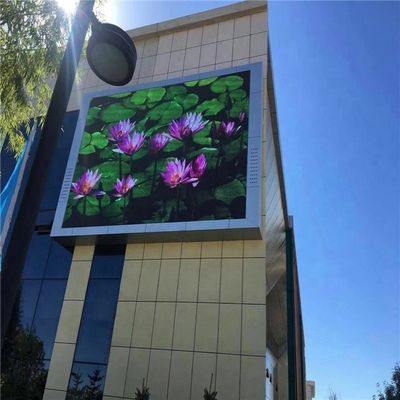 P8mm P10mm Tampilan Iklan LED Luar Ruangan dengan kontras tinggi