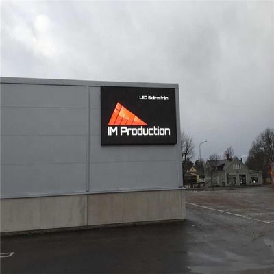 1024x1024mm Led Video Display Board P8 / P10 Instalasi Tetap untuk outdoor