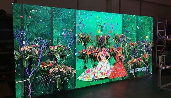 Pemeliharaan Depan Dinding Video Led 140W Dalam Ruangan 480x480 Untuk Periklanan