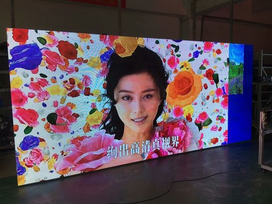 Pemeliharaan Depan Dinding Video Led 140W Dalam Ruangan 480x480 Untuk Periklanan