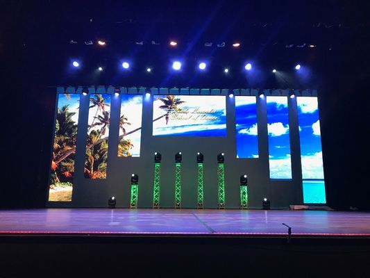 Layar LED Resolusi Tinggi 64x64dots P2.5mm Untuk Iklan