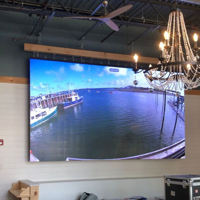 Layar LED Resolusi Tinggi P2, Dinding Video LED 640 * 480mm Untuk Gereja