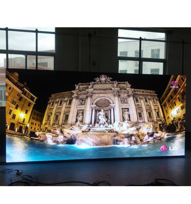 Layar LED Resolusi Tinggi Mulus Dalam Ruangan Rgb 128x128mm