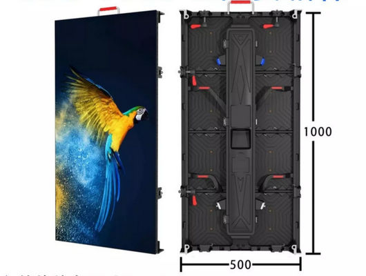 P4.81 Penyewaan Luar Ruangan Layar LED 500mm * 500mm Die Casting Aluminium