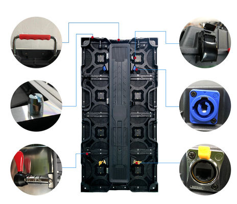 P4.81 Penyewaan Luar Ruangan Layar LED 500mm * 500mm Die Casting Aluminium