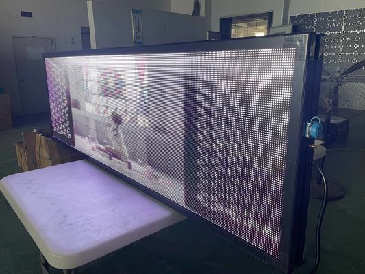 Pembukaan Depan P10 RGB SMD3535 LED Tanda Digital Luar Ruangan