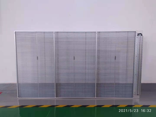 Pencahayaan Samping P3.91-7.8 Layar LED Transparan Dengan Kecerahan Tinggi Lihat Melalui Led Untuk Pintu Masuk Kaca