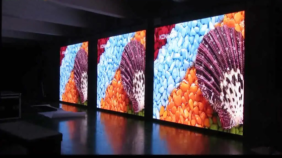Tampilan LED Tetap Luar Ruangan P6RGB, Dinding Video LED Tahan Air IP65 5500cd / m2