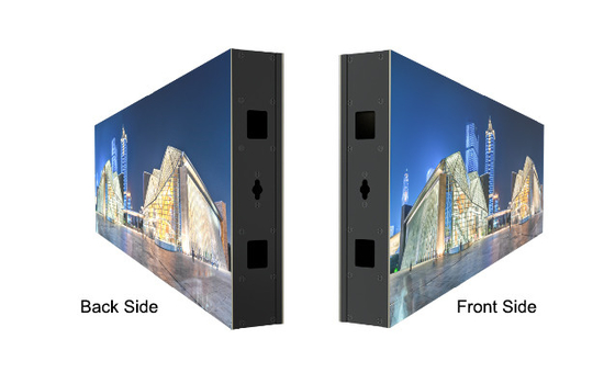 Dua Sisi Layar LED Tetap Dalam Ruangan 700cd / m2 Desain Kabinet Kecerahan