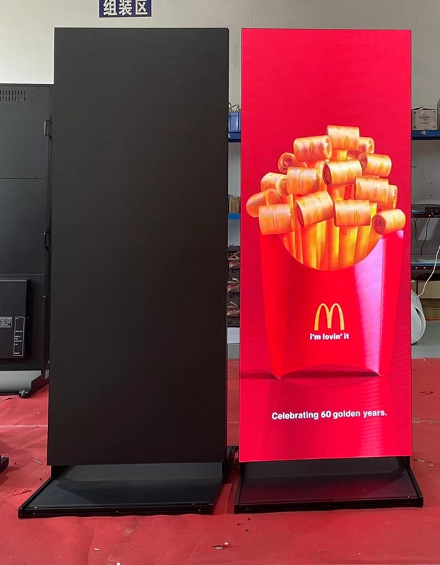 Poster Mulus P2.5 RGB Tampilan Iklan LED Cerdas Untuk Pusat Perbelanjaan